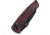 Kansept Knives Main Street Black/Red G10 Folding Knife, 4.5in Closed, 3.5in Black Stonewash 154CM Stainless Steel Blade, Black/Red G10 G-Mascus Handle, Black Nylon Pouch, T1015V5