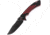 Kansept Knives Pretatout Linerlock Black/Red