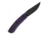 Kansept Knives Reverie Linerlock Folding Knife 3.00 in, 154CM Stainless Steel Black TiNi Coated, Drop Point Blade, Purple G10 Handle, T2025A5