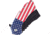 Kansept Knives XL Korvid Flag Folding Knife, 5.25in Closed, 3.5in Black Stonewash 154CM SS Blade, Black American Flag Print G10 Handle, Black Nylon Pouch, T1030B1