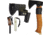 Karesuando Bushcraft Axe Carbon Black Set, 4 black coated 5Cr15MoV stainless axe head with 2, Red Beech wood handle, 4348-90