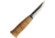 Kellam Wildwood Fixed Blade Knife, 3.75 hammered finish carbon steel blade, Stacked birch bark handle, A6195