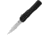Kershaw Auto Livewire OTF Automatic Folding Knife by Matt Diskin, 3.3in, CPM MagnaCut SS, Stonewash Partially Serrated Spear Point Blade, Black Aluminum Handle, 9000ST