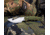 Kershaw Deschutes Guthook Skinner Knife, 8.63in Overall, 4in Stonewash D2 Tool Steel Guthook Blade, Green Polypropylene Handle, Injection Molded Belt Sheath, 1883GH