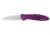 Kershaw K.O. Leek, Purple 6061-T6 Anodized Aluminum Handle, Plain K1660PUR