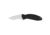 Kershaw Scallion Assisted Opening Folding Knife, 2.4in, 420HC, Serrated Drop Point Blade, Glass-Filled Nylon, Black Handle, 1620ST