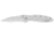 Kershaw Leek Cutting Knife, 2.95in. Blade, Partially Serrated, Stainless Steel 1660STKER