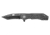 Kershaw Lifter Tanto Folding Knife,3.5in, Blackwash Steel Handle 1302BW