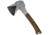 Kershaw Quax Axe,3.9in Gray/Black Finish,GFN Riveted Handle K7400DCX
