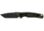 Kershaw Launch 16 Automatic Folding Knife, 3.45in, CPM M4, Tanto Plain Blade, Black Cerakote, Olive Cerakote w/Black Oxide Hardware Aluminum Handle, 7105OLBLK