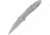 Kershaw Leek Assisted Opening Folding Knife, 3 in, 14C28N, Drop Point, Plain, Stainless Steel, Silver, Bead Blast Finish Handle, 1660B