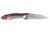Kershaw Leek Rainbow Trout Folding Knife, 3in, 14C28N, Drop Point, 6061-T6 Aluminum Red/Black/White Handle, 1660TROUT