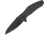 Kershaw Natrix Sub-Framelock Folding Knife, 3.25in Black Oxide Coated 8Cr13Mov SS Blade, Black G10 Handle, Pocket Clip, Kvt Ball Bearing Opening Mechanism, Black, 7007BLK