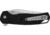 Kershaw Runoff, Folding Knife, 3.1" Clip Point Blade, Plain Edge, 8Cr13MoV Blade Steel, 7.15" Overall Length, Button Lock, Stone Washed Finish, Silver, Black Glass Filled Nylon Handle, 1429