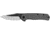 Kershaw Thermal EDC Assisted Opening Folding Knife, 2.95in, 8Cr13MoV Steel, Drop Point Plain Satin/Black Oxide Blade, Stainless Steel, Gray PVD Handle, 1411