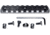 Kexuan 9 Slots M-LOK to Picatinny Adapter Rail, Polymer, Black, RL-PML9