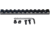 Kexuan Picatinny Rail Section for KeyMod Style Mounts, 11 Slot, Black, RL-KM11