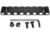 Kexuan Picatinny Rail Section for KeyMod Style Mounts, 7 Slot, Black, RL-KM7