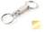 Key-Bak 1122 Quick Release, Pull Apart Key Accessory w/ 2 Split Rings, Gold Cylinder 0301-122