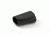 Key-Bak 8712 Key Silencer w/ Locking Removable Key Holder, 2.25in Belt Loop, Black Basket-Weave Textured Leather 0308-712