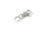 Key-Bak 9903 Trigger Snap, Key Accessory w/ 1in Split Ring, Chrome 0309-903