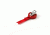 Key-Bak Mini-Bak ID Twist-Free Retractable Reel w/ 36in Nylon Cord, Swivel Bulldog Clip, Twist-Free ID Strap, Red 0069-015