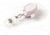 Key-Bak Retract-A-Badge ID AIRPLANE Shaped 5-Pack Retractable Reel w/ 36in Cord, Belt Clip, Vinyl ID Strap, White 0308-748