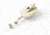 Key-Bak Retract-A-Badge ID MOUSE Shaped 5-Pack Retractable Reel w/ 36in Cord, Swivel Bulldog Clip, Vinyl ID Strap, Computer Gray 0308-744