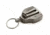 Key-Bak Super Duty Keyholder, Belt Loop, Textured Front, Bulk, Chrome, 0483-702