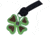 KeyBar Shamrock Titanium Tag