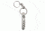 KeyGear Key Shaped Multi-Tool,Silver 50-KEY0044-02
