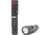 KeySmart Nano Torch Twist Pivot Head Flashlight, Aluminum, Black, KS819-BLK