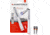 KeySmart Nano Torch XL Compact Pen Light, 120 Lumens, Silver, KS818-SVR