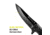 EDEMO Kilimanjaro Gear Makazi Folding Knife,3.8in, Black G10 Handle,Plain Black Blade KJ910083, EDEMO1