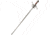 Kingston Arms Blunt Fencing Side Sword, 34.5 spring steel blade, Black leather wrapped handle, SM22790