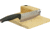 Kitchen Dao Basic Kitchen Cutter Knife, 6 satin finish 3Cr13 stainless blade, Black rubber handle, KD0057