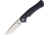 Kizer Cutlery Dukes Linerlock Folding Knife, 3in Satin Bohler N690 SS Blade, Black Sculpted G10 Handle, Pocket Clip, V3466N1