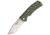 Kizer Cutlery Linerlock Green G-10 Knife, Green G-10 handle KI5414A1