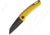 Kizer Cutlery Shard Linerlock Folding Knife, Yellow, Yellow G10 handle, V2531N1