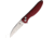 Kizer Cutlery Sway Back Button Lock Red