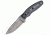 Kizlyar Urban Fixed Blade, black stonewash finish, Knife KK0229