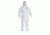 Kleenguard A80 Chemical Permeation &amp; Jet Liquid Protection Coveralls, White, Large 45643