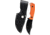 Knife Case Hunter CT3 Fixed Blade Knife, 3.9in, 1095 Carbon Steel, G10 Orange Handle, Black, 76937