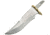 Knifemaking Skinner Blade With Sheath Fixed Blade Knife, 4.5in, Stainless Steel, Standard Edge, Mirror Polish, Handle BLSOB6