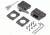 Knight's Armament Aimpoint Micro Mount Kit, Quick Detach w/Riser Blocks, Black, 25682