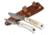 Knives of Alaska Alpha Wolf D2 Cub Combo Stag Handle Knives, Natural 00359FG