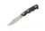 Knives of Alaska Alpha Wolf Fixed Blade Knife, 3in, CPM MagnaCut Stainless Steel, Drop Point Blade, Santoprene, Black Handle, 00331FG