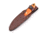 Knives of Alaska Badger Fixed Blade Knife, 2.64in, D2 Tool Steel, Drop Point Blade, Santoprene, Orange Handle, 00041FG