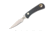 Knives of Alaska Cub Bear Fixed Blade Knife, 2.75in, CPM MagnaCut Stainless Steel, Caping Blade, Santoprene, Black Handle, 00023FG