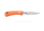 Knives of Alaska Cub Bear Fixed Blade Knife, 2.75in, CPM MagnaCut Stainless Steel, Caping Blade, Santoprene, Orange Handle, 00025FG